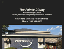 Tablet Screenshot of pointedining.com